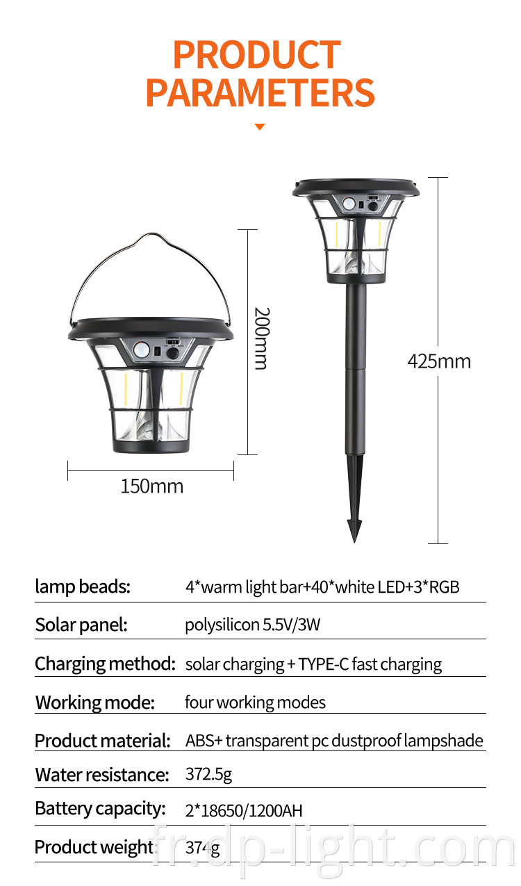 Solar Powered Path Lights